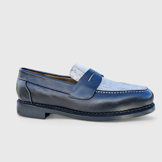 Faj Penny Loafer with Laser Engraving