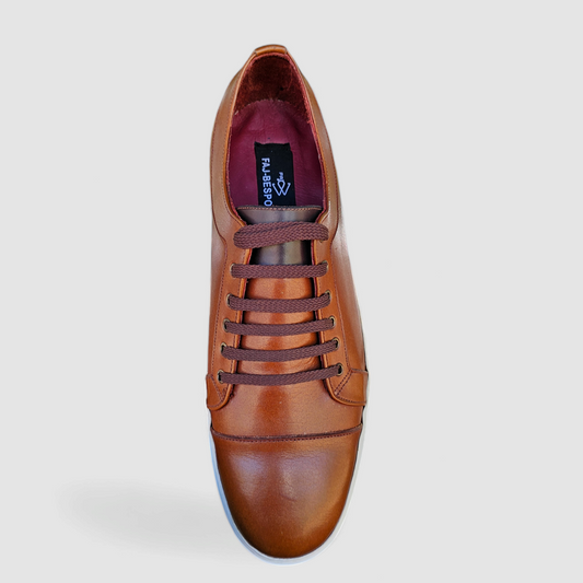 Faj Cap Toe Brown Sneakers