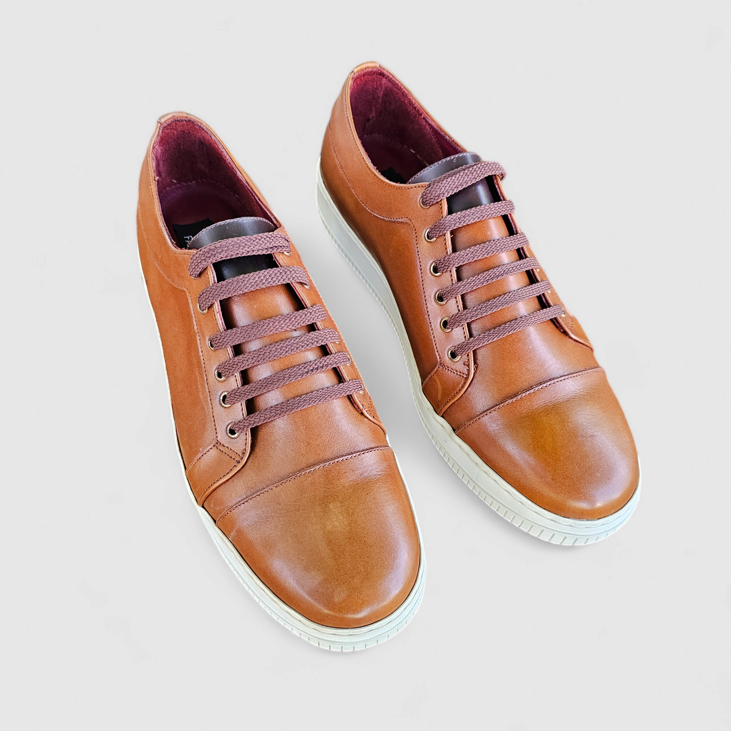 Faj Cap Toe Brown Sneakers